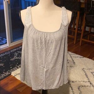 Gray and silver tank